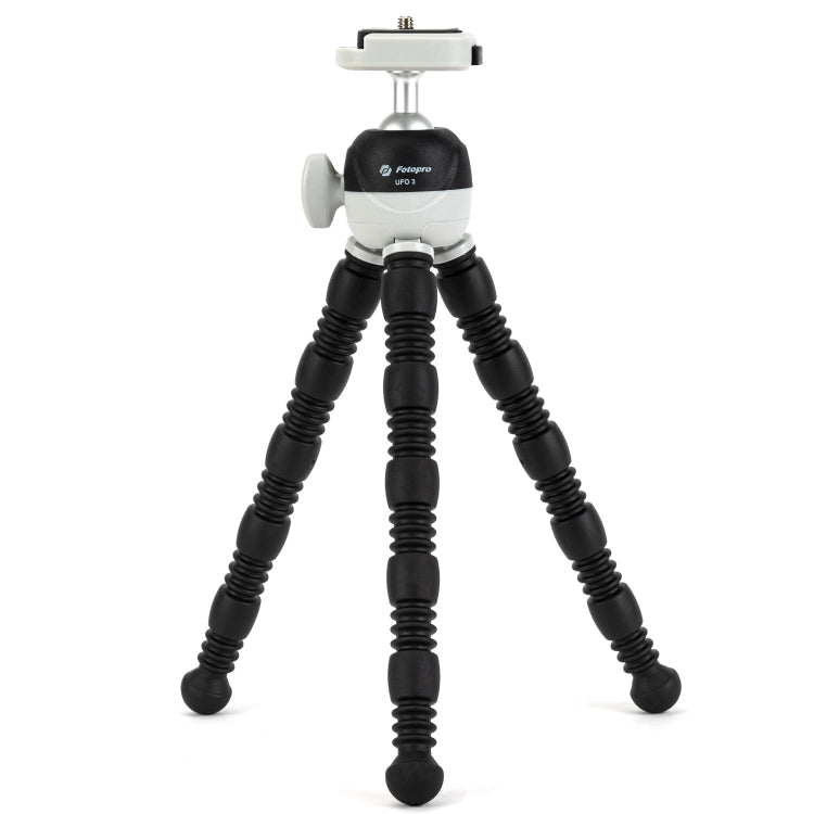 Fotopro UFO 3 Flexible Tripod Mount for SLR Cameras, GoPro, Phones (Black) - Portable Mini Tripod by Fotopro | Online Shopping UK | buy2fix