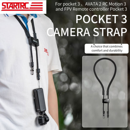 For DJI Pocket 3 STARTRC Anti-Lost Necklace Lanyard Rope (Black) - Others by STARTRC | Online Shopping UK | buy2fix