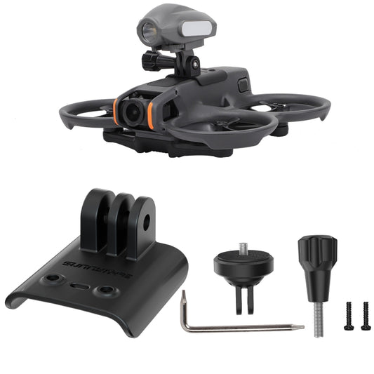 For DJI Avata 2 Sunnylife Action Camera Holder Mount Drone Light Bracket (Black) -  by Sunnylife | Online Shopping UK | buy2fix
