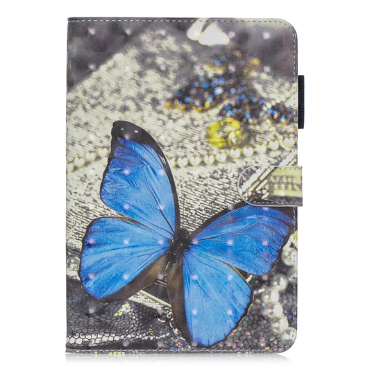 3D Horizontal Flip Leather Case with Holder & Card Slots For  Galaxy Tab A 8 (2019)(Blue Butterfly) - Tab A 8.0 & S Pen (2019) P200/P205 by buy2fix | Online Shopping UK | buy2fix