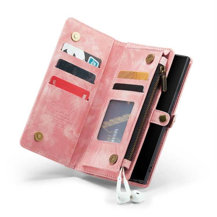 For Samsung Galaxy Note10 CaseMe-008 Detachable Multifunctional Flip Leather Phone Case(Pink) - Galaxy Phone Cases by CaseMe | Online Shopping UK | buy2fix