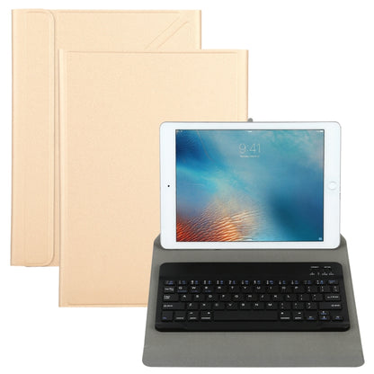 Universal Detachable Bluetooth Keyboard + Leather Tablet Case without Touchpad for iPad 9-10 inch, Specification:Black Keyboard(Gold) - Universal by buy2fix | Online Shopping UK | buy2fix