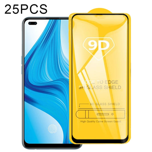 For OPPO F17 Pro 25 PCS 9D Full Glue Full Screen Tempered Glass Film - OPPO Tempered Glass by imak | Online Shopping UK | buy2fix