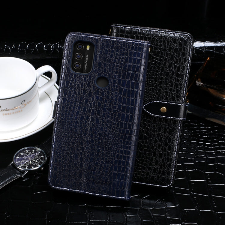 For Blackview A70 idewei Crocodile Texture Horizontal Flip Leather Case with Holder & Card Slots & Wallet(Black) - More Brand by idewei | Online Shopping UK | buy2fix