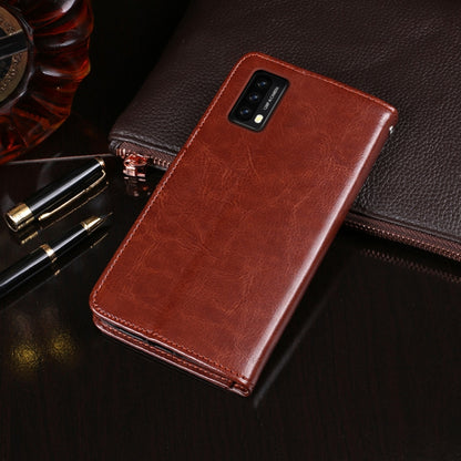 For Blackview A90 idewei Crazy Horse Texture Horizontal Flip Leather Case with Holder & Card Slots & Wallet(Rose Red) - More Brand by idewei | Online Shopping UK | buy2fix