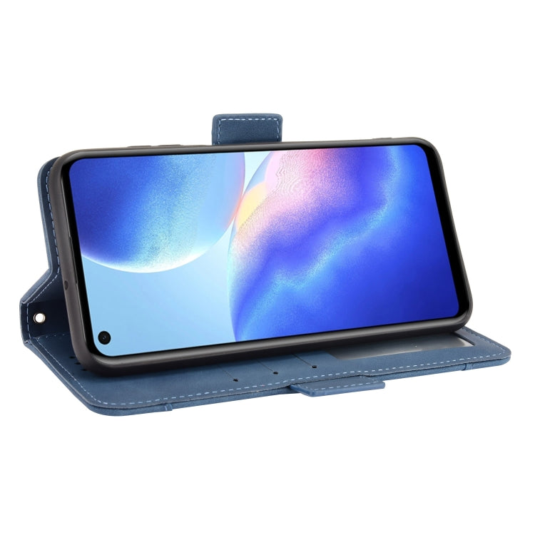 For Blackview A90 Skin Feel Calf Pattern Horizontal Flip Leather Case with Holder & Card Slots & Photo Frame(Blue) - More Brand by buy2fix | Online Shopping UK | buy2fix