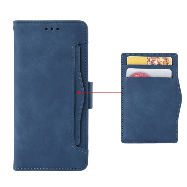 For Blackview A90 Skin Feel Calf Pattern Horizontal Flip Leather Case with Holder & Card Slots & Photo Frame(Blue) - More Brand by buy2fix | Online Shopping UK | buy2fix