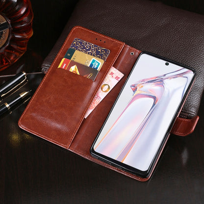 For Blackview A100 idewei Crazy Horse Texture Horizontal Flip Leather Case with Holder & Card Slots & Wallet(Brown) - More Brand by idewei | Online Shopping UK | buy2fix