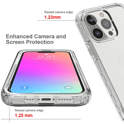 For iPhone 13 Shockproof High Transparency Two-color Gradual Change PC+TPU Candy Colors Protective Case (Black) - iPhone 13 Cases by buy2fix | Online Shopping UK | buy2fix