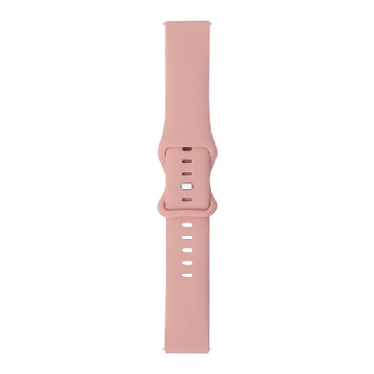 For Huawei Watch GT 2 42mm 8-buckle Silicone Watch Band(Pink Sand) - Watch Bands by buy2fix | Online Shopping UK | buy2fix