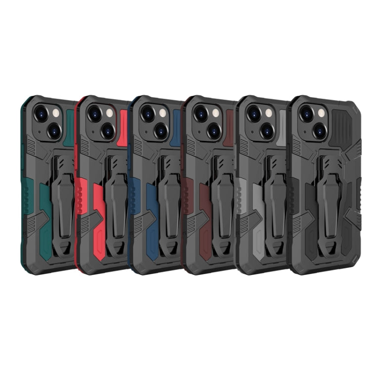 For iPhone 13 mini Machine Armor Warrior Shockproof PC + TPU Protective Case (Red) - iPhone 13 mini Cases by buy2fix | Online Shopping UK | buy2fix