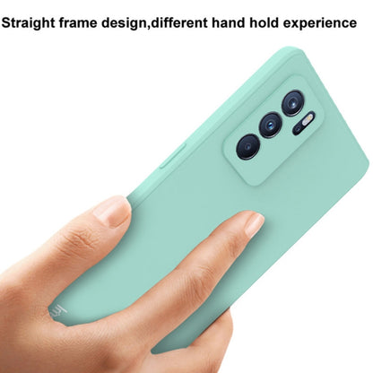 For OPPO Reno6 Pro 5G IMAK UC-4 Series Straight Edge TPU Soft Protective Case(Light Cyan) - OPPO Cases by imak | Online Shopping UK | buy2fix