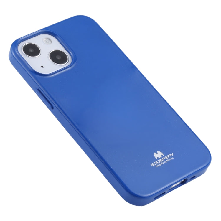 For iPhone 13 mini GOOSPERY JELLY Full Coverage Soft Case (Blue) - iPhone 13 mini Cases by GOOSPERY | Online Shopping UK | buy2fix