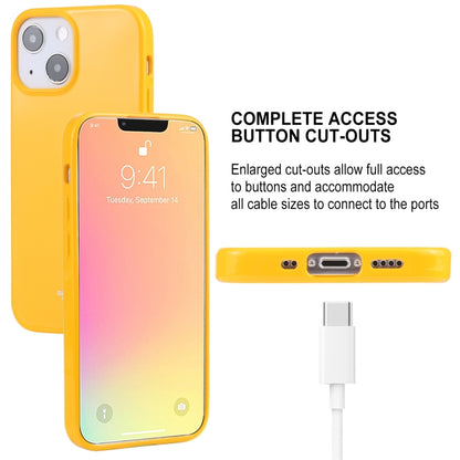 For iPhone 13 mini GOOSPERY JELLY Full Coverage Soft Case (Gold) - iPhone 13 mini Cases by GOOSPERY | Online Shopping UK | buy2fix