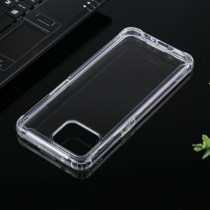 For OPPO Reno4 Lite / F17 Pro Four-corner Shockproof Transparent TPU + PC Protective Case - OPPO Cases by buy2fix | Online Shopping UK | buy2fix