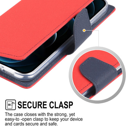 For iPhone 13 Pro Max GOOSPERY FANCY DIARY Cross Pattern Horizontal Flip Leather Case with Holder & Card Slots & Wallet (Rose Red) - iPhone 13 Pro Max Cases by GOOSPERY | Online Shopping UK | buy2fix