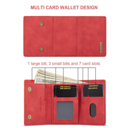 For Samsung Galaxy S20 Ultra DG.MING M1 Series 3-Fold Multi Card Wallet  Back Cover Shockproof Case with Holder Function(Red) - Galaxy Phone Cases by DG.MING | Online Shopping UK | buy2fix