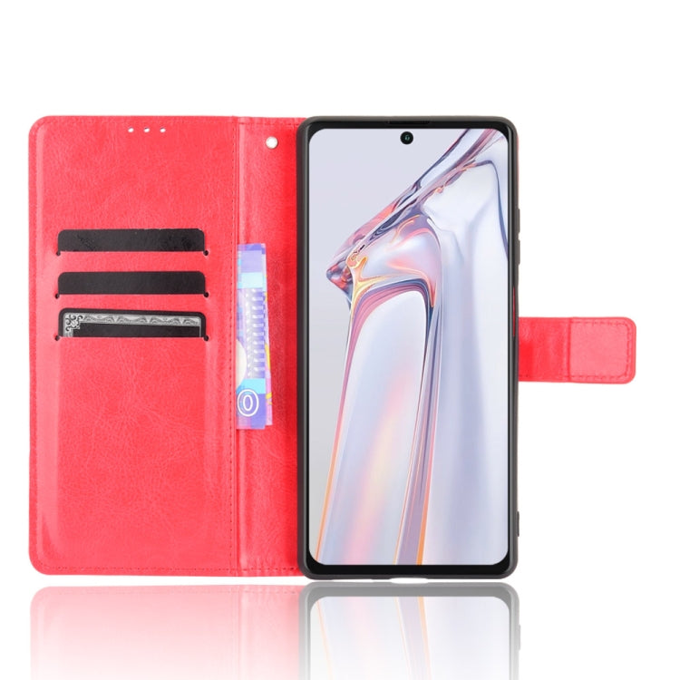 For Blackview A100 Crazy Horse Texture Horizontal Flip Leather Case with Holder & Card Slots & Lanyard(Red) - More Brand by buy2fix | Online Shopping UK | buy2fix