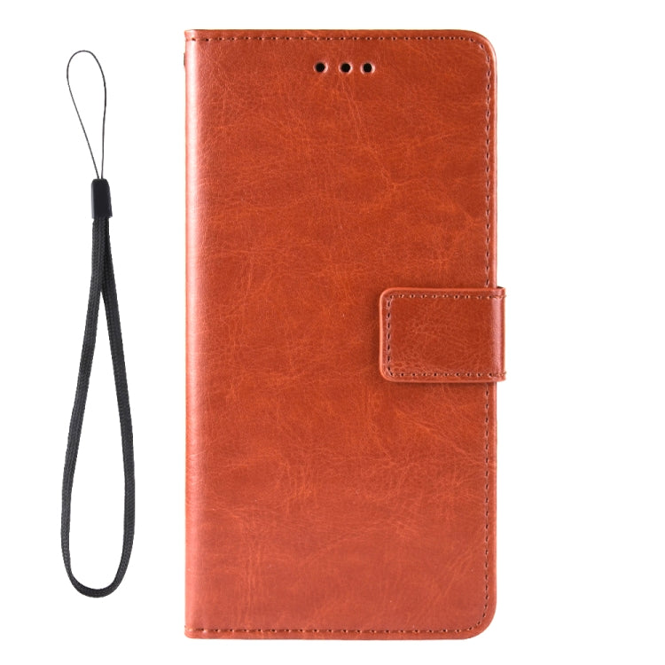 For Samsung Galaxy Z Fold3 5G Crazy Horse Texture Horizontal Flip Leather Case with Holder & Card Slots & Lanyard(Brown) - Galaxy Phone Cases by GKK | Online Shopping UK | buy2fix