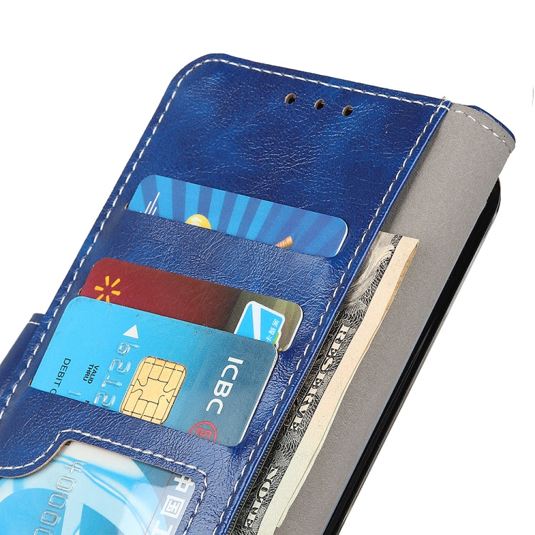 For Nokia XR20 5G Retro Crazy Horse Texture Horizontal Flip Leather Case with Holder & Card Slots & Photo Frame & Wallet(Blue) - Nokia Cases by buy2fix | Online Shopping UK | buy2fix