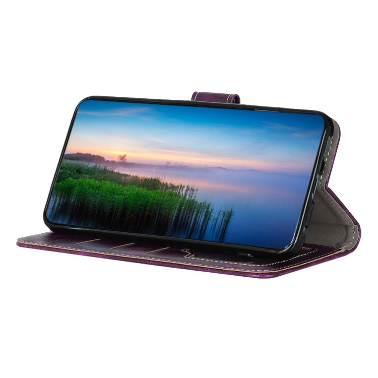 For Nokia XR20 5G Retro Crazy Horse Texture Horizontal Flip Leather Case with Holder & Card Slots & Photo Frame & Wallet(Purple) - Nokia Cases by buy2fix | Online Shopping UK | buy2fix