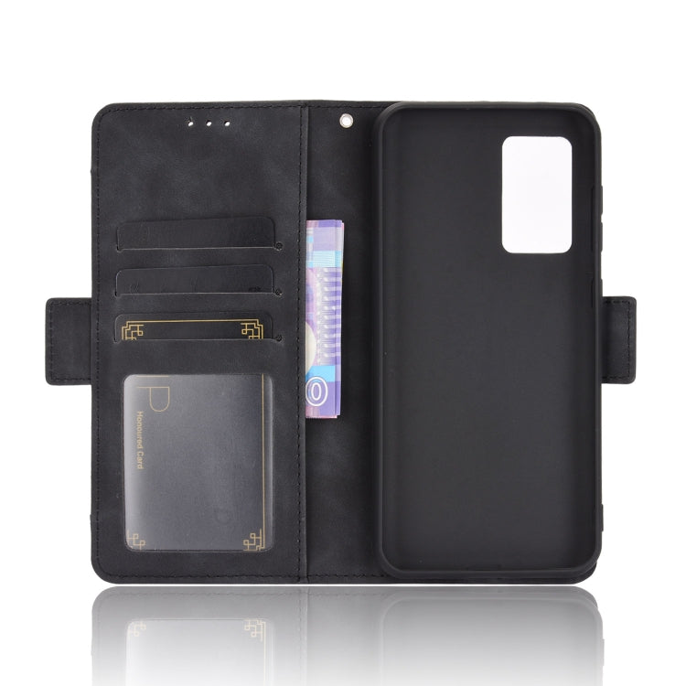 For Oukitel C21/C21 Pro Skin Feel Calf Pattern Horizontal Flip Leather Case with Holder & Card Slots & Photo Frame(Black) - More Brand by buy2fix | Online Shopping UK | buy2fix