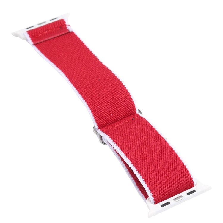 High Elastic Nylon Watch Band For Apple Watch Ultra 49mm&Watch Ultra 2 49mm / Series 9&8&7 45mm / SE 3&SE 2&6&SE&5&4 44mm / 3&2&1 42mm(France) - Watch Bands by buy2fix | Online Shopping UK | buy2fix