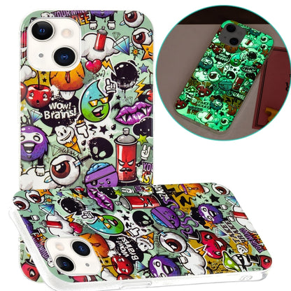 For iPhone 13 mini Luminous TPU Soft Protective Case (Rubbish) - iPhone 13 mini Cases by buy2fix | Online Shopping UK | buy2fix