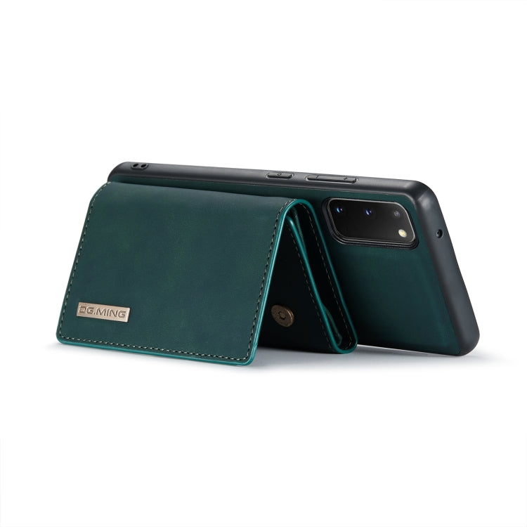 For Samsung Galaxy S20 DG.MING M1 Series 3-Fold Multi Card Wallet  Back Cover Shockproof Case with Holder Function(Green) - Galaxy Phone Cases by DG.MING | Online Shopping UK | buy2fix