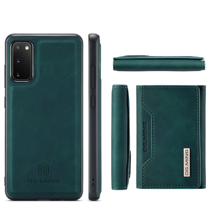 For Samsung Galaxy S20 DG.MING M2 Series 3-Fold Multi Card Bag Back Cover Shockproof Case with Wallet & Holder Function(Green) - Galaxy Phone Cases by DG.MING | Online Shopping UK | buy2fix