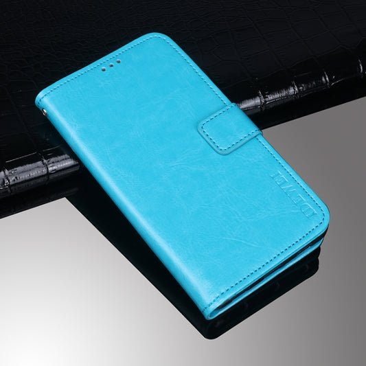 idewei Crazy Horse Texture Horizontal Flip Leather Case with Holder & Card Slots & Wallet For Infinix Note 10(Sky Blue) - Infinix Cases by idewei | Online Shopping UK | buy2fix