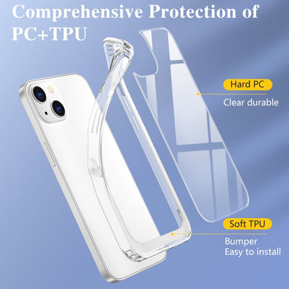 For iPhone 13 mini Crystal Clear Shockproof PC + TPU Protective Case (Transparent) - iPhone 13 mini Cases by buy2fix | Online Shopping UK | buy2fix