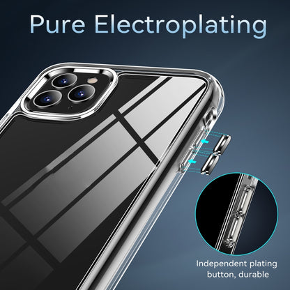 For iPhone 11 Pro Max TPU + PC Transparent Shockproof Protective Case - iPhone 11 Pro Max Cases by buy2fix | Online Shopping UK | buy2fix