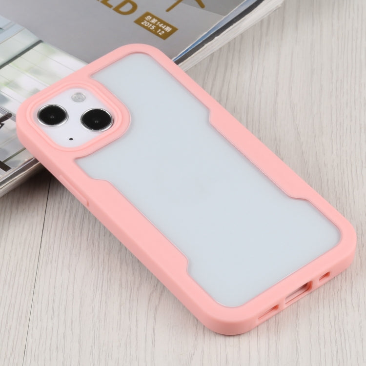 For iPhone 13 mini Acrylic + TPU 360 Degrees Full Coverage Shockproof Protective Case (Pink) - iPhone 13 mini Cases by buy2fix | Online Shopping UK | buy2fix