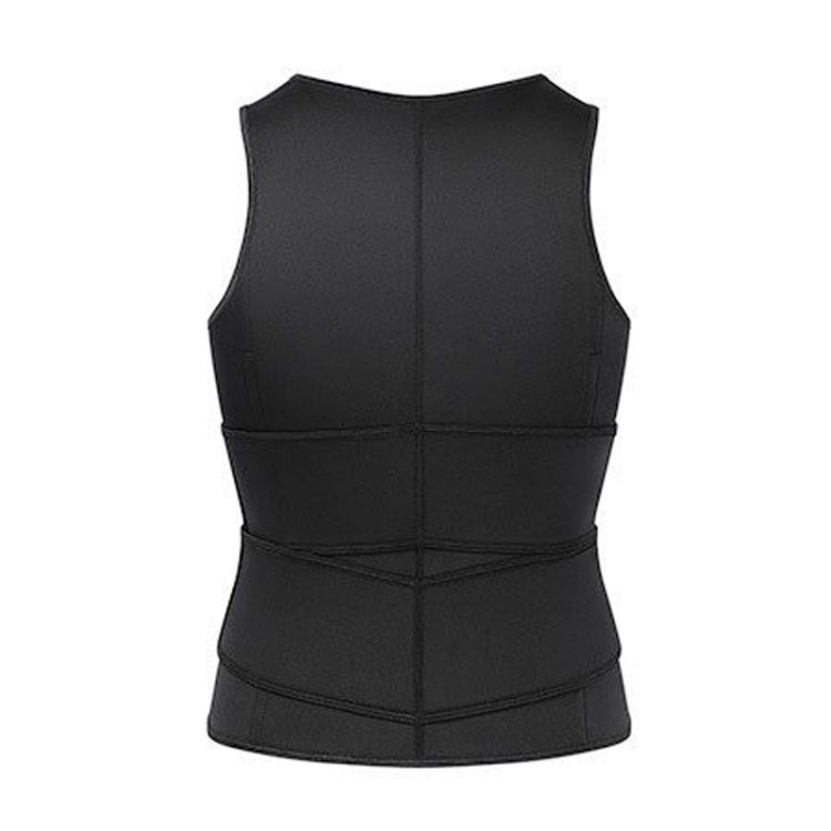 Neoprene Men Sport Body Shapers Vest Waist Body Shaping Corset, Size:L(Black) -  by buy2fix | Online Shopping UK | buy2fix