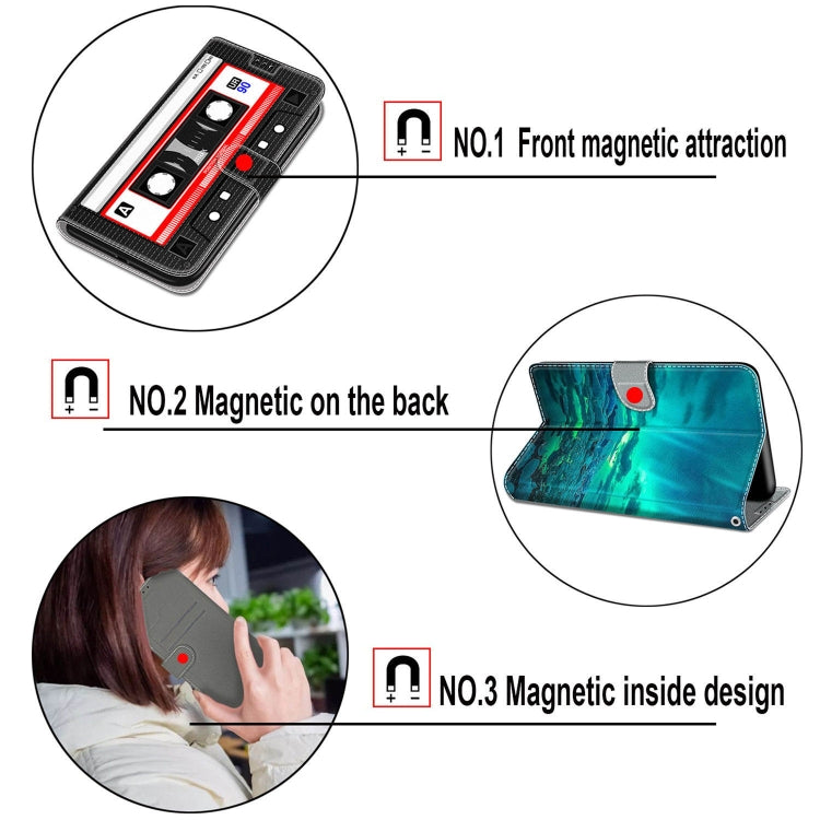 Voltage Coloured Drawing Magnetic Clasp Horizontal Flip PU Leather Case with Holder & Card Slots For Xiaomi Redmi 10(C06 Red Lip Chocolate) - Xiaomi Cases by buy2fix | Online Shopping UK | buy2fix