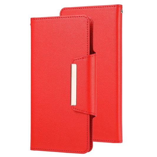 For iPhone SE 2022 / SE 2020 / 8 / 7 Ultra-thin Separable Magnetic Horizontal Flip Leather Case with Card Slot & Wallet(Red) - iPhone SE 2022 / 2020 / 8 / 7 Cases by buy2fix | Online Shopping UK | buy2fix