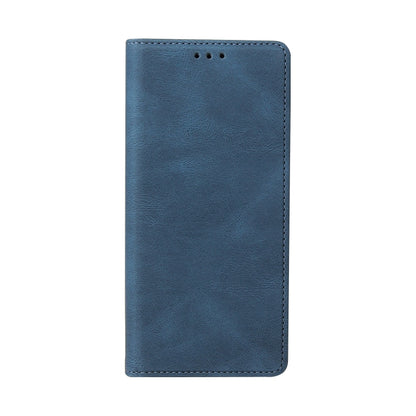 For Xiaomi Redmi Note 8T Simple Suction Closure Horizontal Flip Leather Case with Holder & Card Slot & Wallet(Blue) - Xiaomi Cases by buy2fix | Online Shopping UK | buy2fix