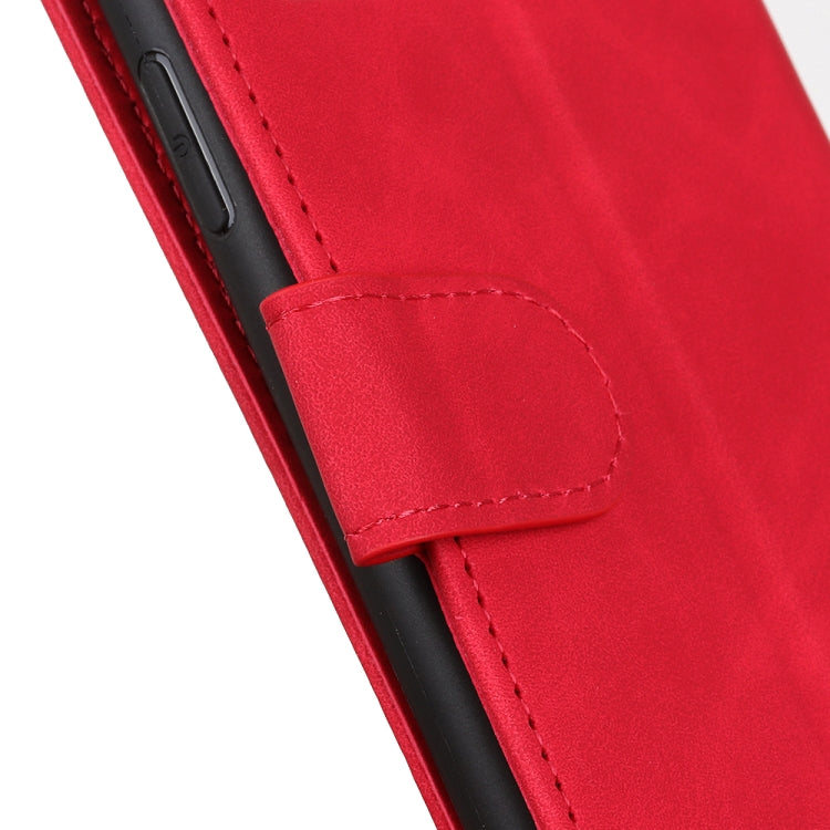 For Xiaomi Mi 11T / 11T Pro KHAZNEH Retro Texture Horizontal Flip Leather Case with Holder & Card Slots & Wallet(Red) - Xiaomi Cases by buy2fix | Online Shopping UK | buy2fix