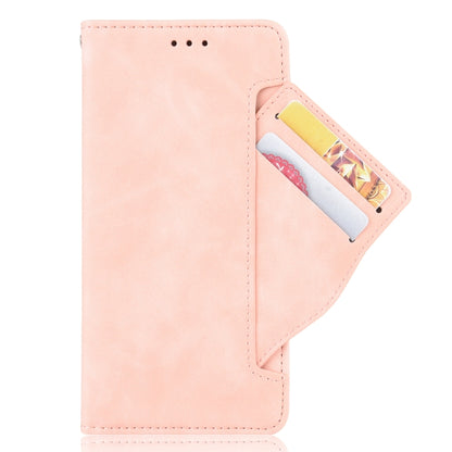 For Xiaomi Redmi 10 Skin Feel Calf Pattern Horizontal Flip Leather Case with Holder & Card Slots & Photo Frame(Pink) - Xiaomi Cases by buy2fix | Online Shopping UK | buy2fix