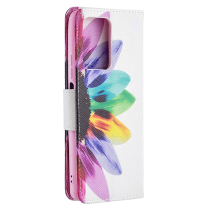 For Xiaomi Mi 11T Colored Drawing Pattern Horizontal Flip Leather Case with Holder & Card Slots & Wallet(Sun Flower) - Xiaomi Cases by buy2fix | Online Shopping UK | buy2fix