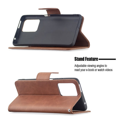 For Xiaomi Mi 11T Retro Lambskin Texture Pure Color Horizontal Flip PU Leather Case with Holder & Card Slots & Wallet & Lanyard(Brown) - Xiaomi Cases by buy2fix | Online Shopping UK | buy2fix