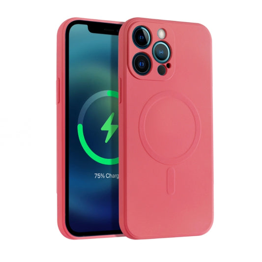For iPhone 13 Pro Max Liquid Silicone Full Coverage Shockproof Magsafe Case (Red) - iPhone 13 Pro Max Cases by buy2fix | Online Shopping UK | buy2fix