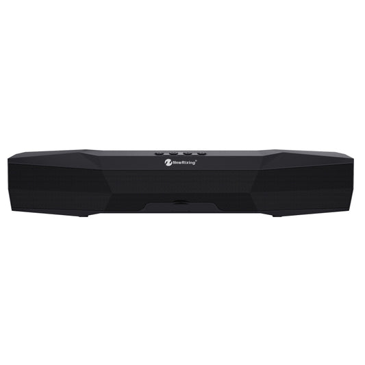 NewRixing NR-7011 Outdoor Portable Bluetooth Speaker with Phone Holder, Support Hands-free Call / TF Card / FM / U Disk(Black) - Desktop Speaker by NewRixing | Online Shopping UK | buy2fix