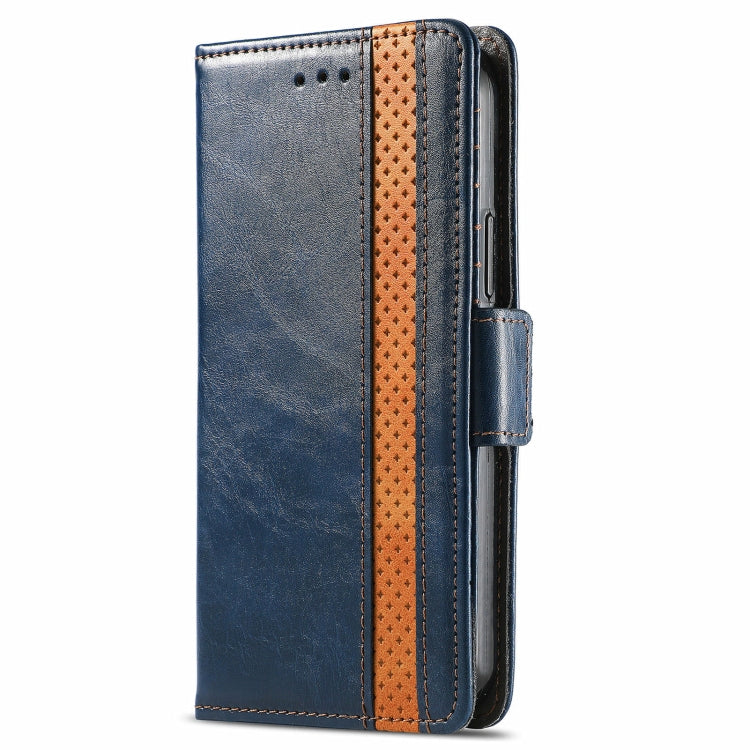 For Blackview A100 CaseNeo Business Splicing Dual Magnetic Buckle Horizontal Flip PU Leather Case with Holder & Card Slots & Wallet(Blue) - More Brand by buy2fix | Online Shopping UK | buy2fix