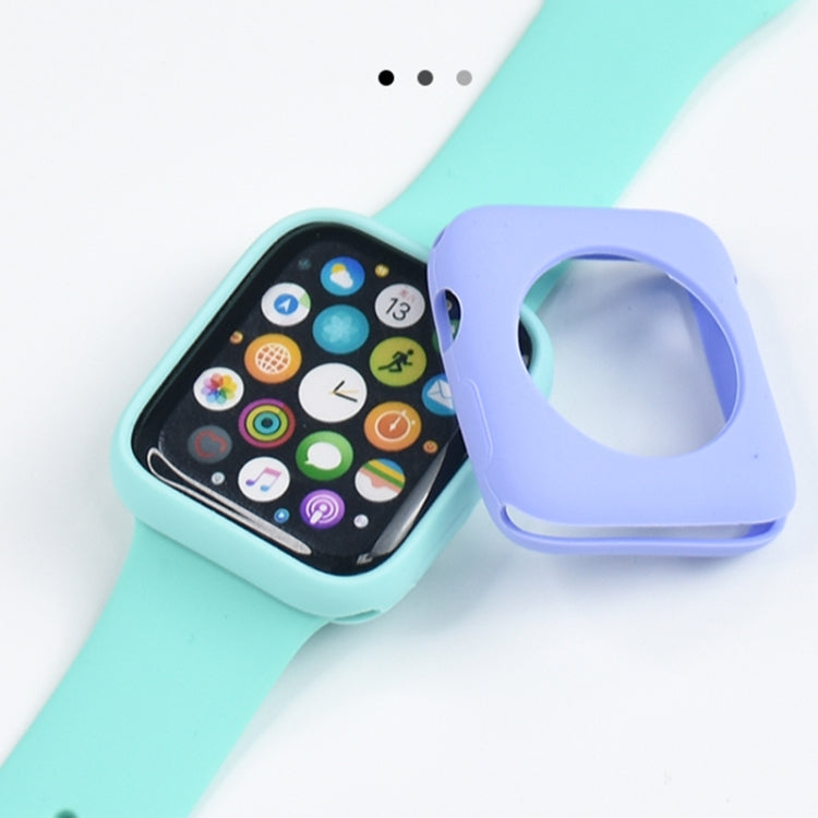 Shockproof All-inclusive Silicone Protective Case For Apple Watch Series 3 & 2 & 1 42mm(Pine Needle Green) - Watch Cases by buy2fix | Online Shopping UK | buy2fix