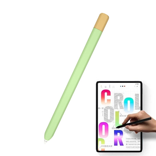 For Xiaomi Inspired Stylus Pen Contrast Color Protective Case(Yellow Green) - Pencil Accessories by buy2fix | Online Shopping UK | buy2fix