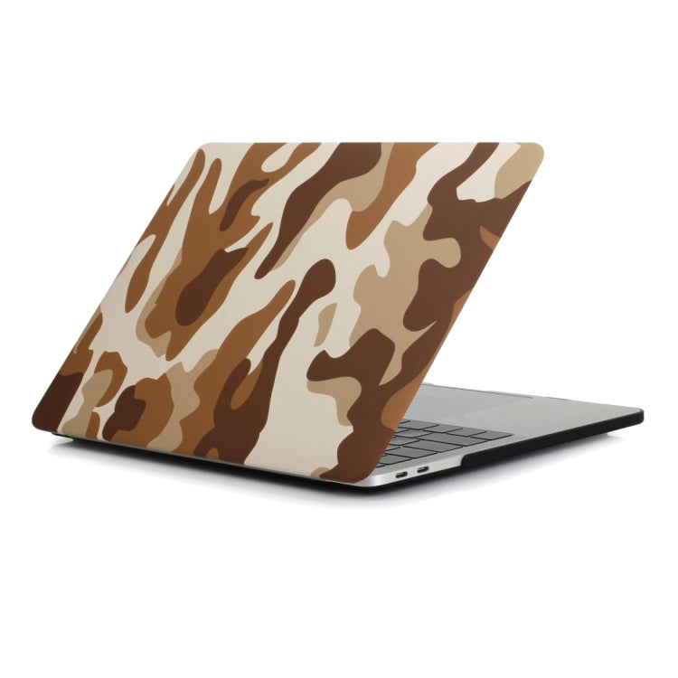 For MacBook Retina 12 inch A1534 Camouflage Pattern Laptop Water Decals PC Protective Case(Brown Camouflage) - MacBook Cases by buy2fix | Online Shopping UK | buy2fix