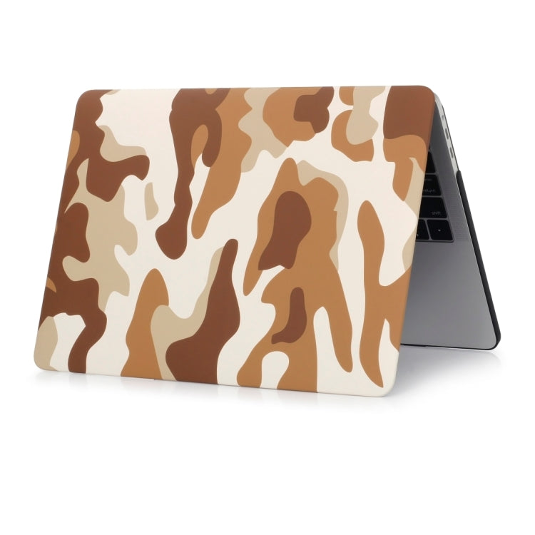 For MacBook Retina 12 inch A1534 Camouflage Pattern Laptop Water Decals PC Protective Case(Brown Camouflage) - MacBook Cases by buy2fix | Online Shopping UK | buy2fix