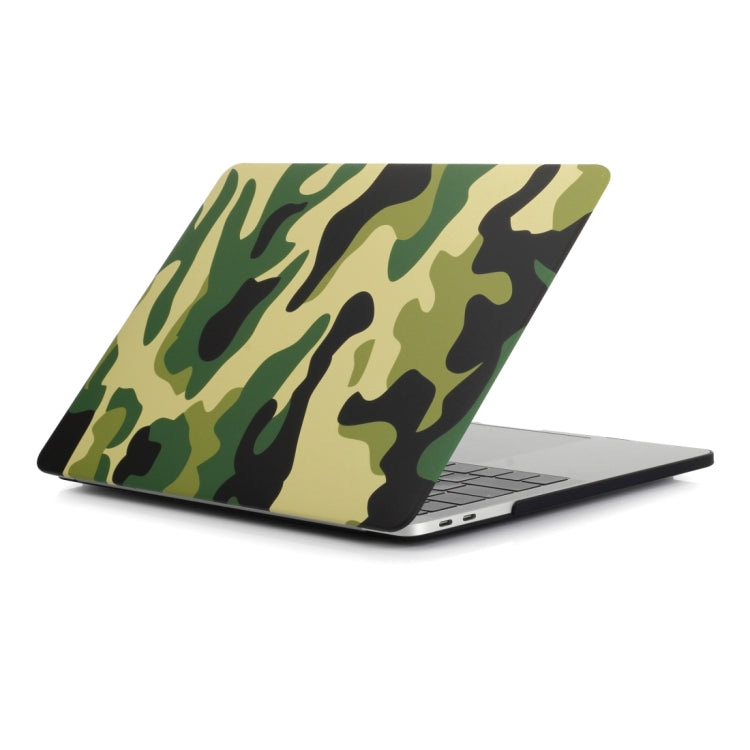 Camouflage Pattern Laptop Water Decals PC Protective Case For MacBook Retina 15.4 inch A1398(Green Camouflage) - MacBook Pro Cases by buy2fix | Online Shopping UK | buy2fix